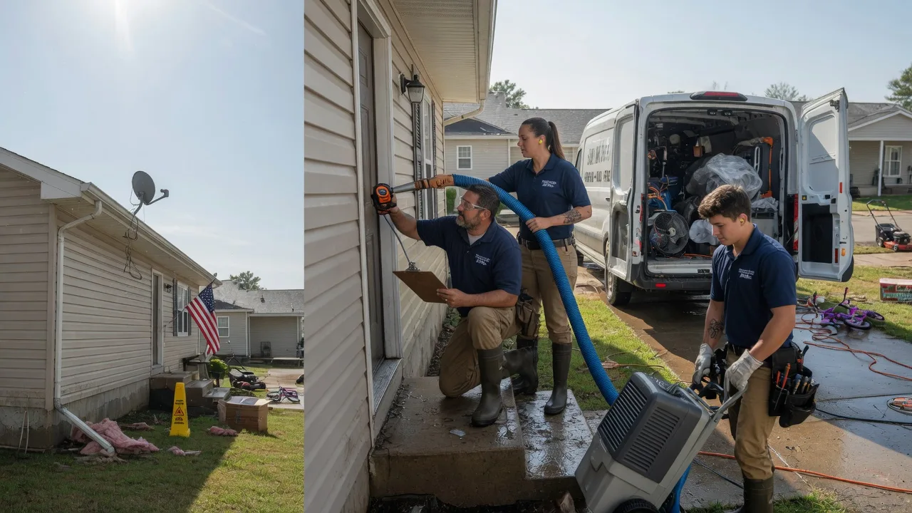 Ceiling Water Damage Restoration in Delco, NC near me